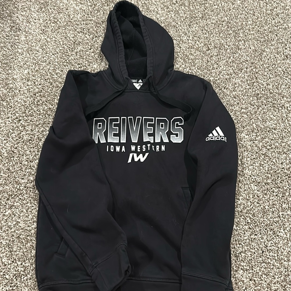 Black Iowa Western Reivers Hoodie